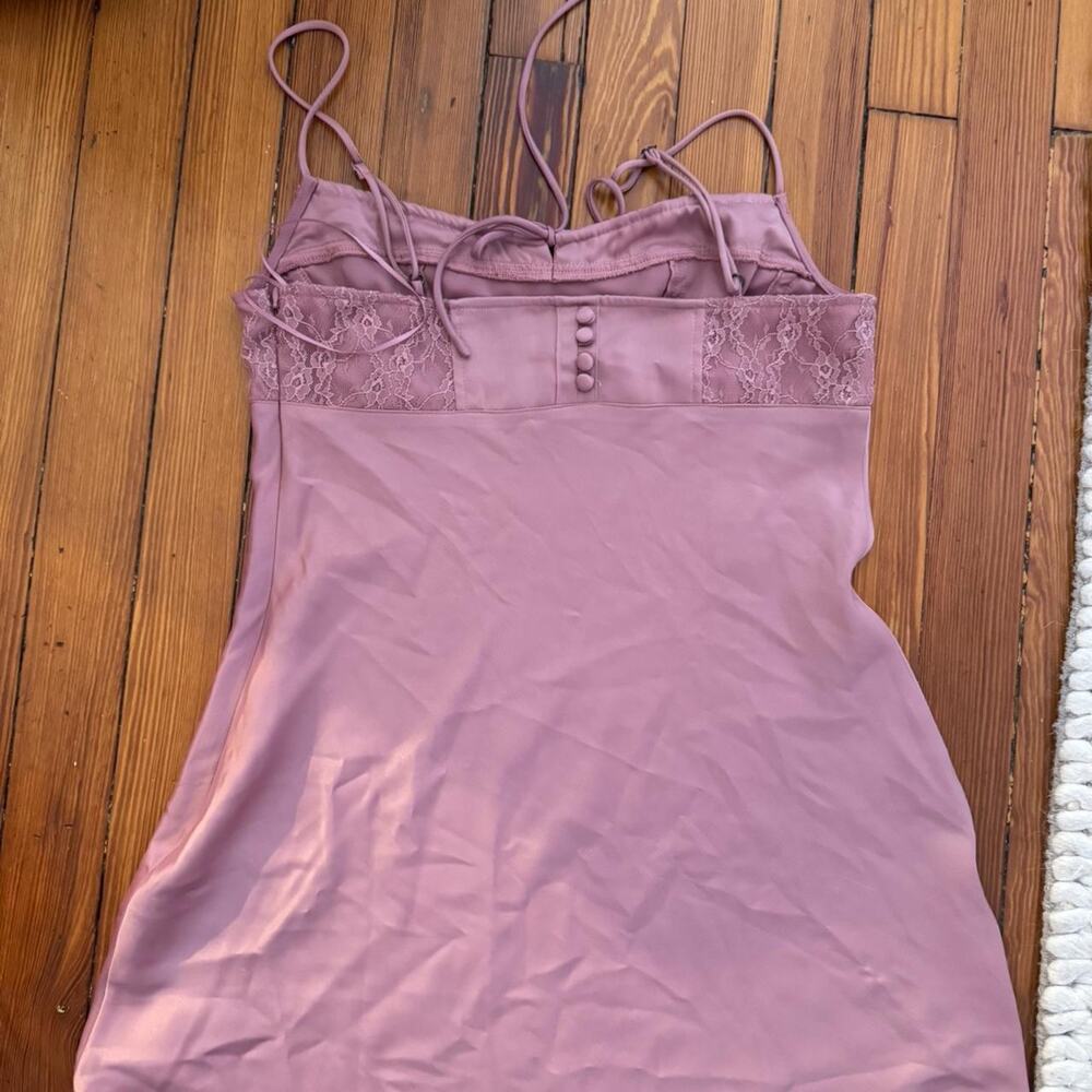 Lilac lace cami dress